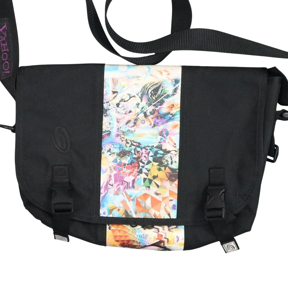 Timbuk2 Yahoo 15th Anniversary Messenger Bag 1 of 100 Mens OS Black 2010 Rare